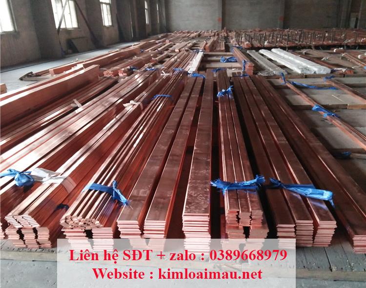 Đồng thanh đỏ 20x150mm